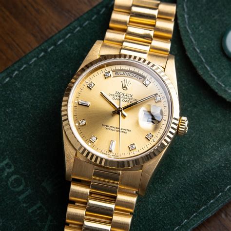 rolex oyster perpetual day date mit diamanten|rolex perpetual day date 36.